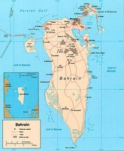 MAP OF BAHRAIN